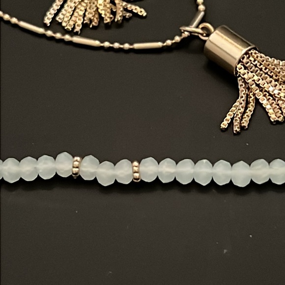 Banana Republic Multi Strand Stone & Tassel Necklace - Picture 4 of 4